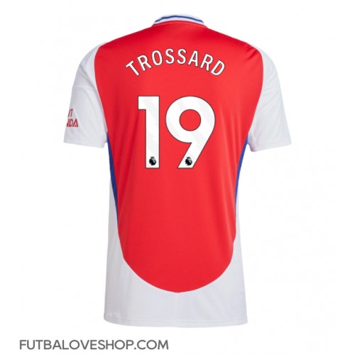 Dres Arsenal Leandro Trossard #19 Domáci 2024-25 Krátky Rukáv